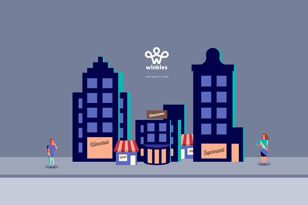 winkles illustratie city